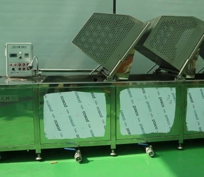 버켓 세척기 3단